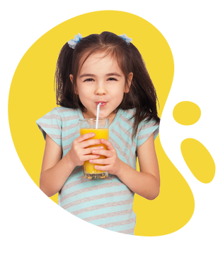 Mamma, ho un nuovo amico. Si chiama succo di frutta naturale.